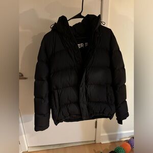 Aritzia black super puff jacket